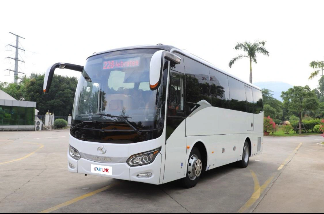 Luxury 35 seater bus rental Dubai for staff and events transport